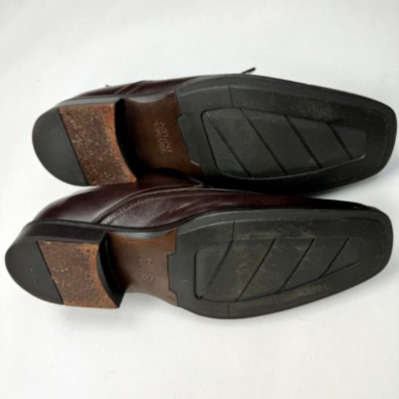 Johnston & Murphy Leather Square Toe Derby Oxford Mens 11 M EUC‎ Lace-up Shoes main image 7